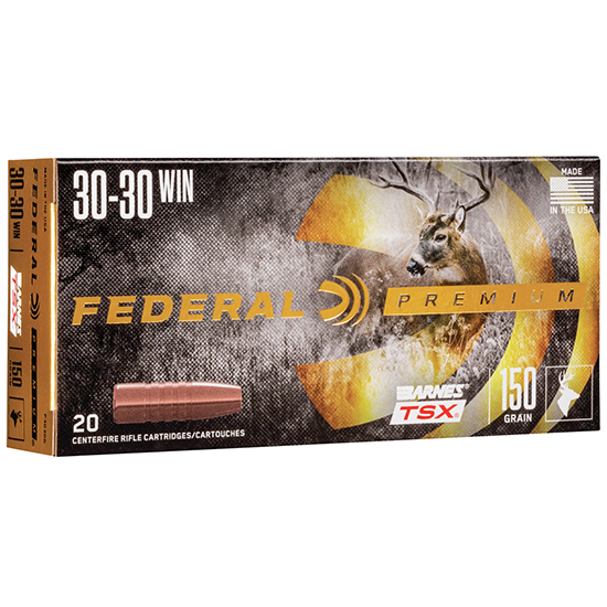 FED VITAL-SHOK 30-30WIN 150GR BARNES TSX 20/10 - Ammunition